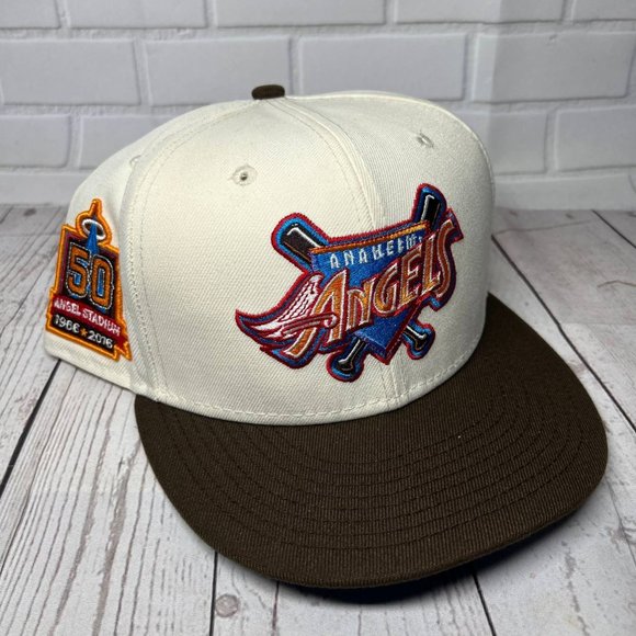 Los Angeles Angels MLB Side Patch 8 59Fifty New Era Hat...